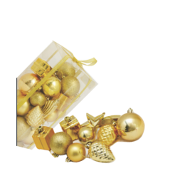 NATAL KIT BOLA+ACESS.PVC C/26P&Ccedil;S NTB40422